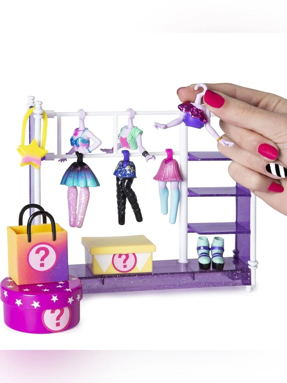 Off The Hook Style Studio Fashion Doll Playset - Pink & Blue